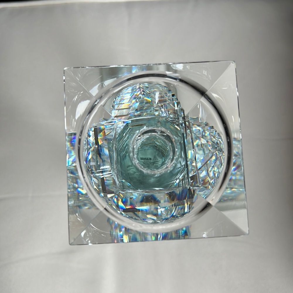 Crystal Eye Votive Candle Holder – Clear Geometric Prism Luxury Decor - Picture 9 of 17